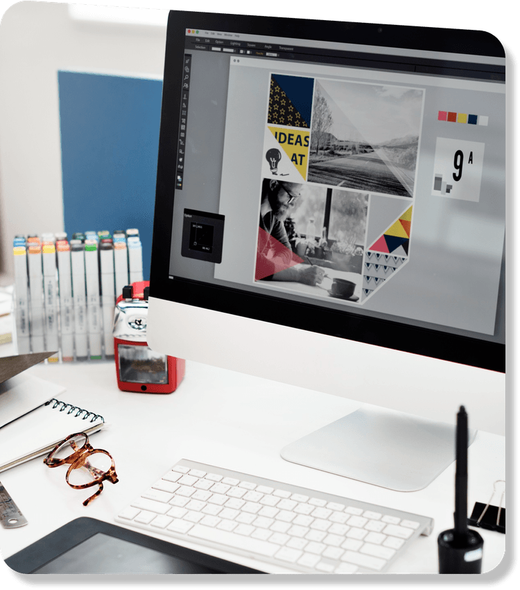 Website development illustration