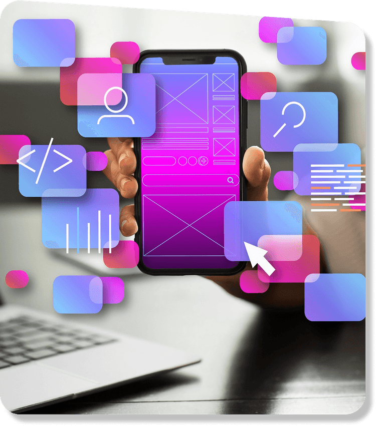 Website development illustration